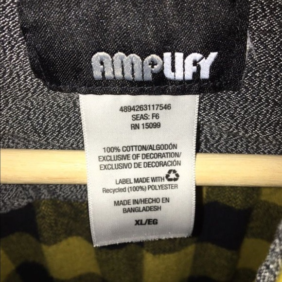 Dark yellow flannel - Picture 3 of 3